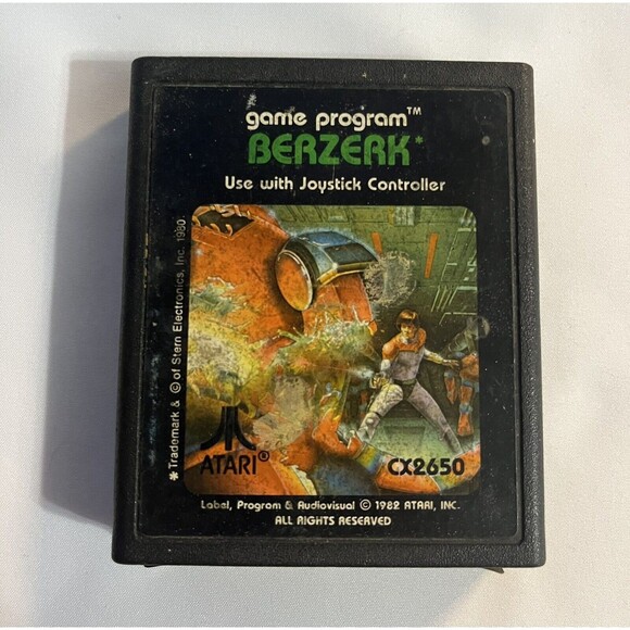 BERZERK Atari 2600 Retro Game Cartridge CX2650 Tested - Picture 1 of 6